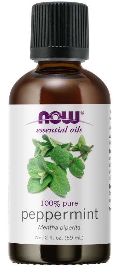 Peppermint Essential Oil, Now Foods, 59ml