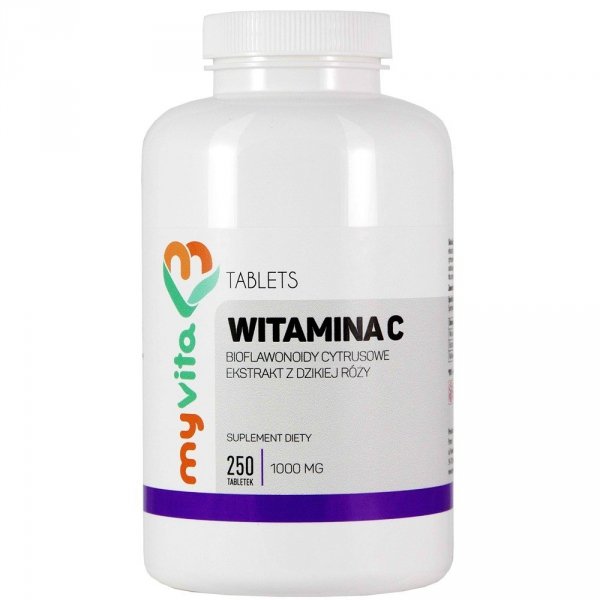Witamina C 1000 mg z Dziką Różą i Bioflawonoidami Cytrusowymi, MyVita