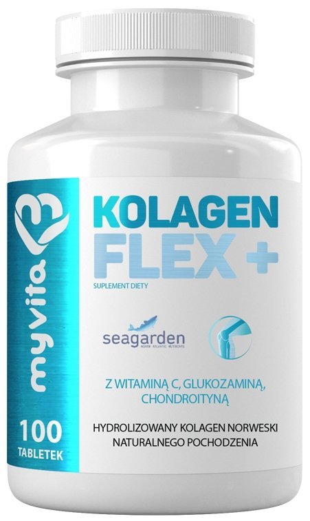 Collagen FLEX Complex Joints + Glucosamine + Vitamin C + Chondroitin, MyVita, 100 tablets