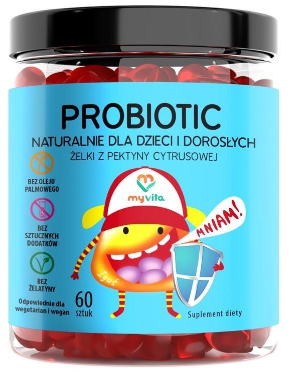 Probiotic - Natural Gummies for Children and Adults, Myvita