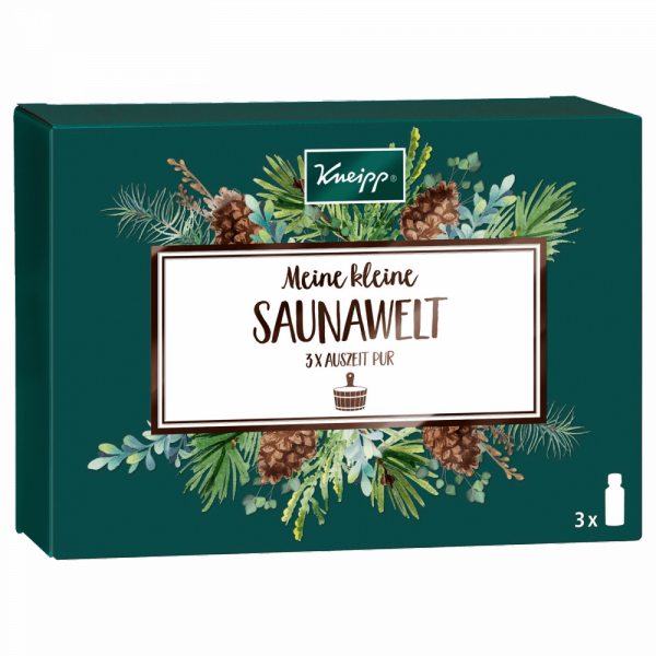 Zestaw naparów do sauny, Kneipp, Sauna Welt, 3x20ml