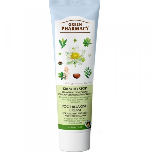 Foot relaxing cream for tired and swelling legs Chestnut, Green Pharmacy