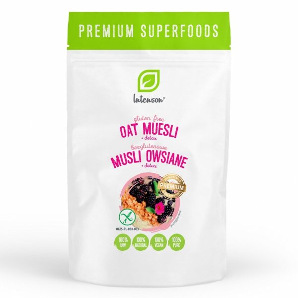 Gluten-free Muesli + Detox, Intenson, 200g