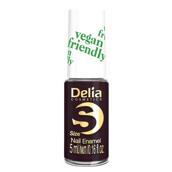 Delia Cosmetics Vegan Friendly Emalia do paznokci Size S nr 225 Black Berry  5ml