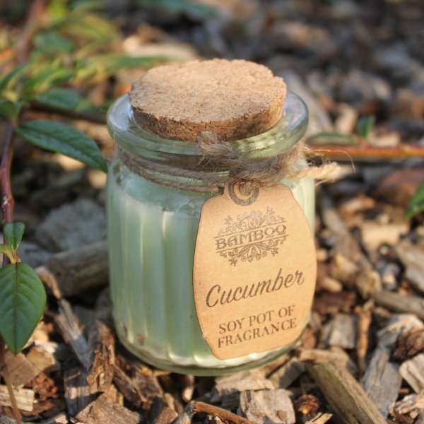 Cucumber Natural Soy Scented Candle, 60g