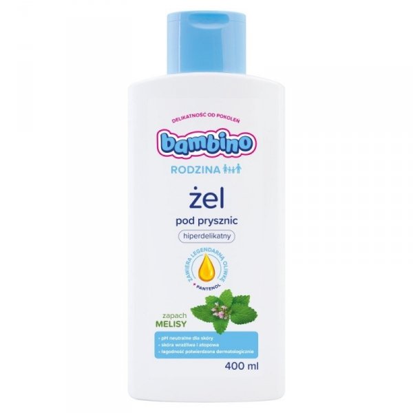 Bambino Rodzina Żel pod prysznic hiperdelikatny - Zapach Mirabelki  1000ml