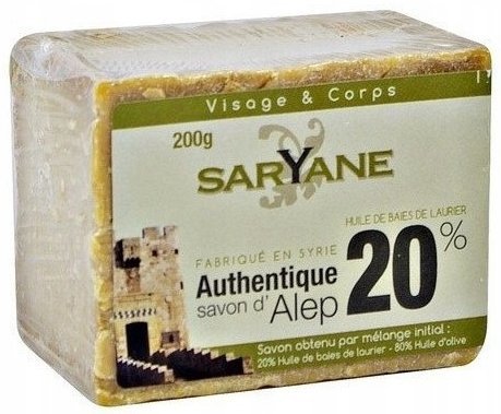 Mydło Aleppo 20% Oleju Laurowego, SARYANE, 200g