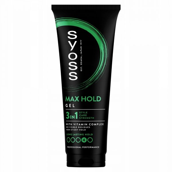 SYOSS Max Hold Żel do włosów  250 ml