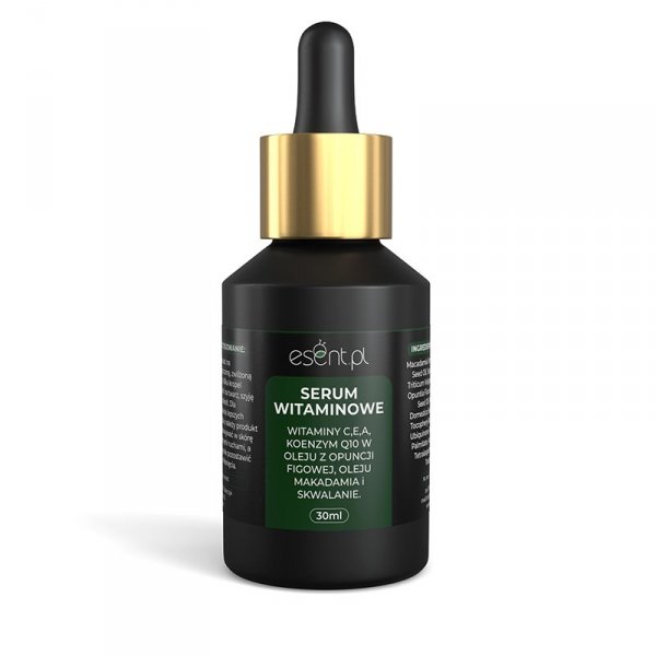 Serum Witaminowe (C, E, A,Q10, Opuncja, Skwalan), Esent, 30 ml