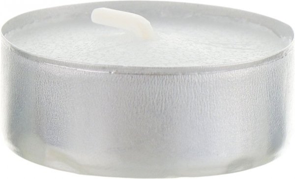 Unscented Tealight White, 10 pcs