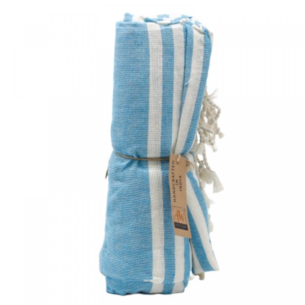 Niebieskie Plażowe Pareo / Ręcznik Plażowy, 100x180cm