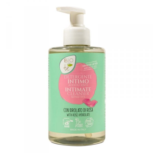 Delikatny płyn do higieny intymnej z ekologicznym hydrolatem różanym, Pierpaoli Biocontè, 300ml