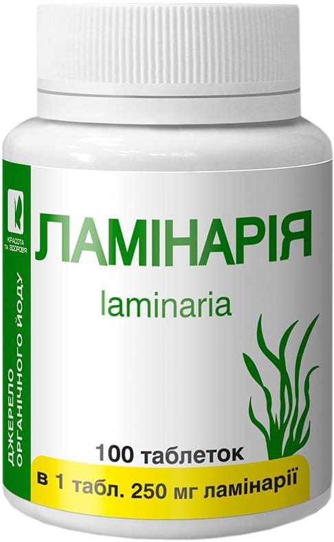 Algi Laminaria, 100 tabletek