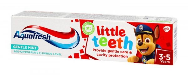 Aquafresh Pasta do zębów dla dzieci Little Teeth 3-5 lat Psi Patrol  50ml