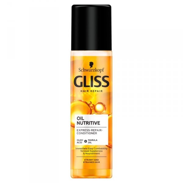 Schwarzkopf Gliss Hair Repair Oil Nutritive Odżywka-spray do włosów suchych i zniszczonych  200ml