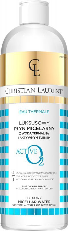 CHRISTIAN LAURENT Eau Thermale Luksusowy płyn micelarny z wodą termalną i aktywnym tlenem 3w1 500 ml