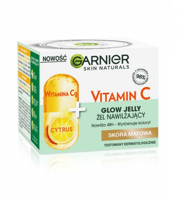Garnier Skin Naturals Vitamin C Żel nawilżający Witamina Cg + Cytrus - do skóry matowej 50ml