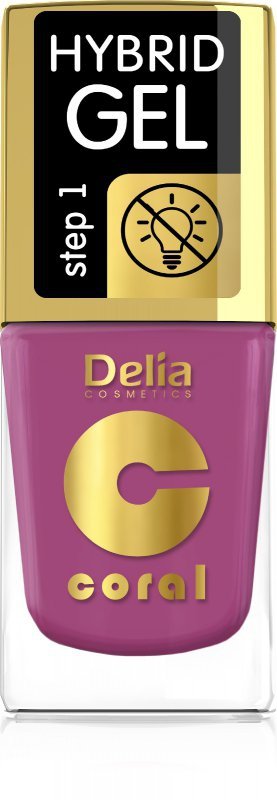 Delia Cosmetics Coral Hybrid Gel Emalia do paznokci nr 70  11ml