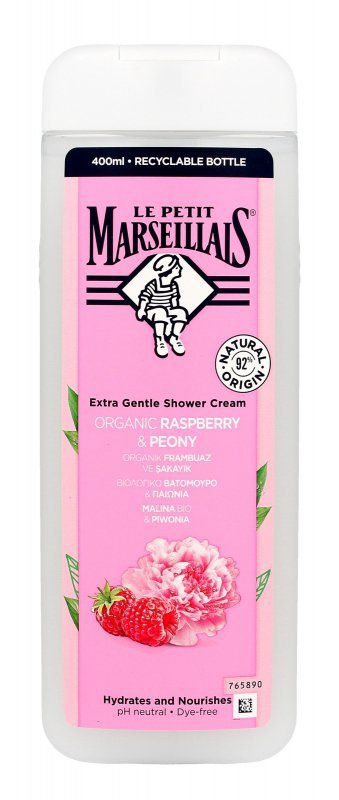 Le Petit Marseillais Żel pod prysznic Bio Malina i Piwonia  400ml