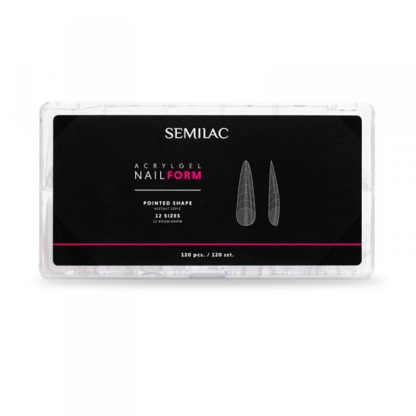SEMILAC Acrylgel Nail Form Pointed Formy do akrylożelu 120 szt.