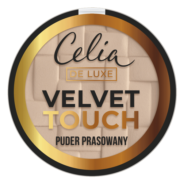 Celia De Luxe Puder w kamieniu Velvet Touch nr 104 Sunny beige