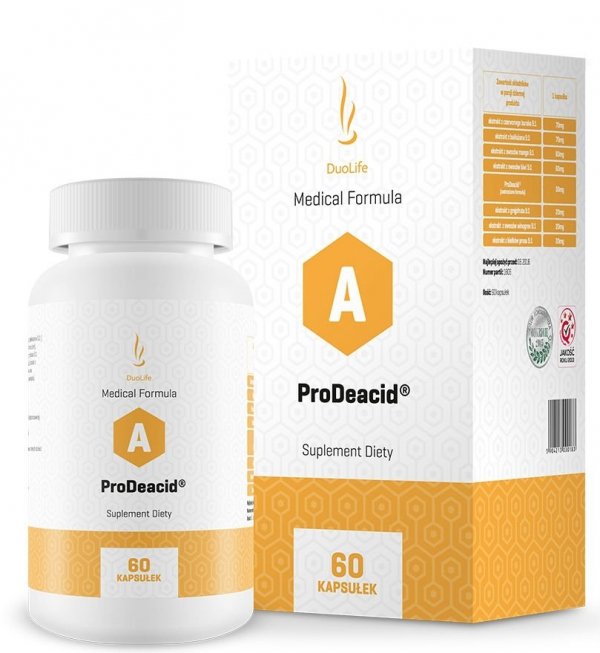 ProDeacid Medical Formula DuoLife, 60 kapsułek Oczyszczanie