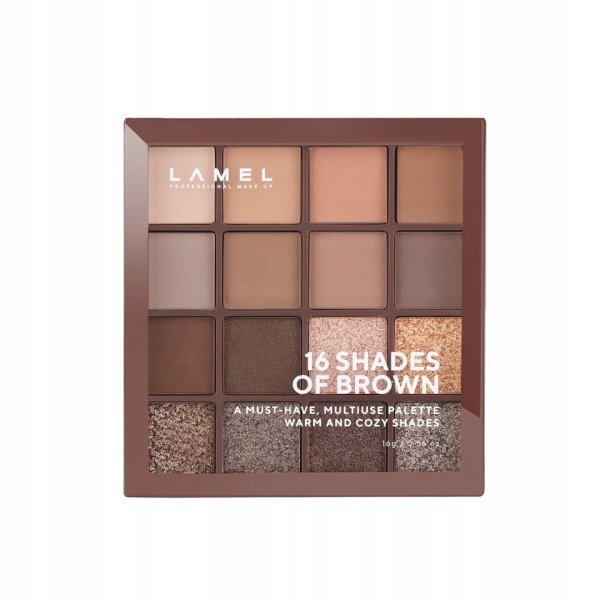 LAMEL Shades of Brown Paleta cieni do powiek No. 16-3