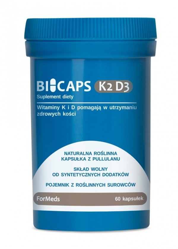 ForMeds Bicaps K2 D3, 60 kapsułek, Suplement Diety