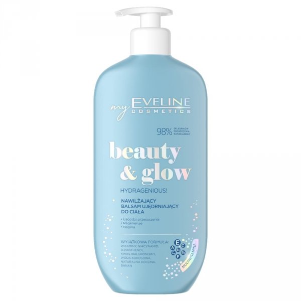 Eveline Beauty & Glow, nawilżający balsam ujędrniający do ciała, 350ml
