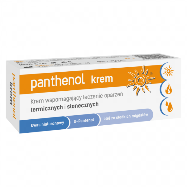 Panthenol krem wspomagający leczenie oparzeń termicznych i słonecznych, Biovena, 30 g