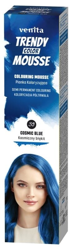 Venita Trendy Pianka Koloryzująca do Włosów - 39 Kosmiczny Błękit 