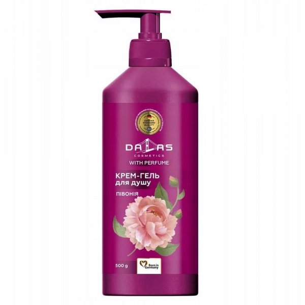 Żel pod prysznic Piwonia, DALAS, 500ml