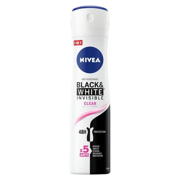 NIVEA DEO Spray damski INVISIBLE CLEAR 82237&