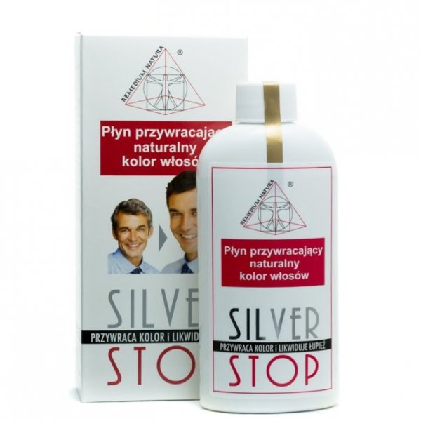 Silver Stop, Remedium Natura Płyn Przeciw Siwym Włosom, 200 ml