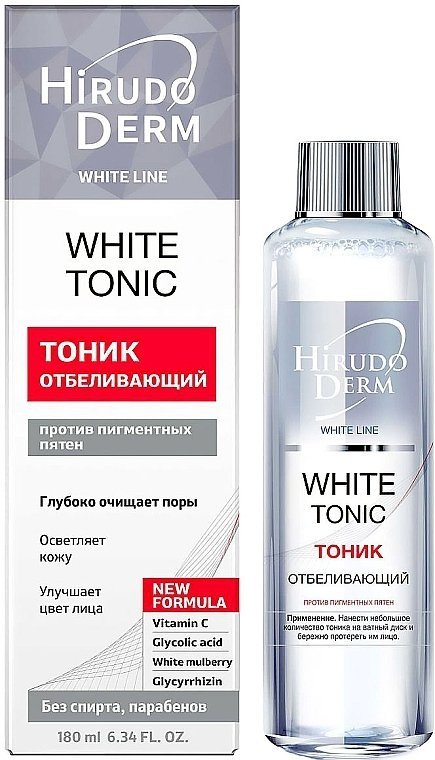 Tonik do Twarzy Wybielający White Tonic Hirudoderm White Line
