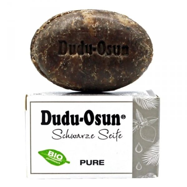 Afrykańskie czarne mydło PURE, naturalne, ekologiczne, bezzapachowe, Dudu-Osun, 25g