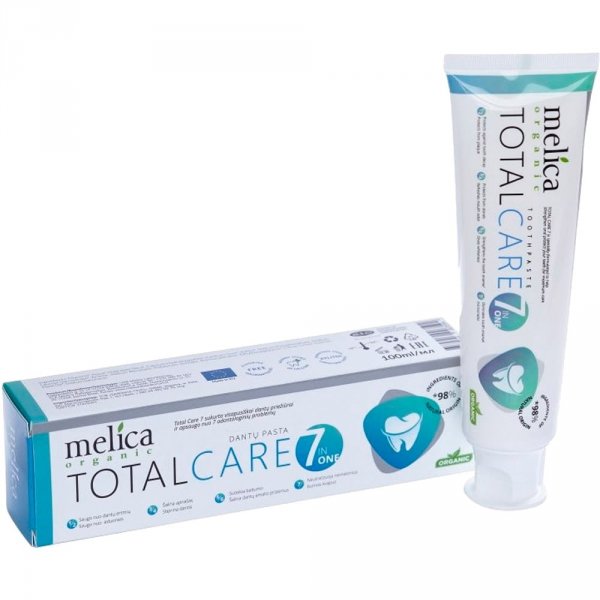 Naturalna Pasta do Zębów TOTAL CARE 7, MELICA Organic, 100ml