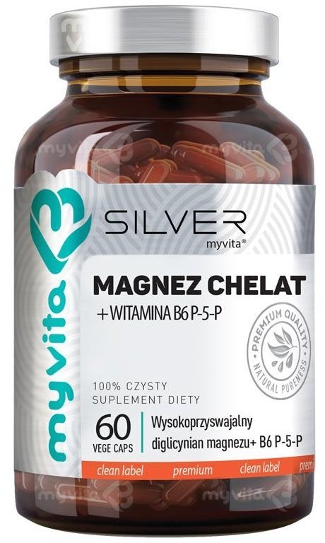 Магний + Витамин B6 P-5-P SILVER PURE, MyVita