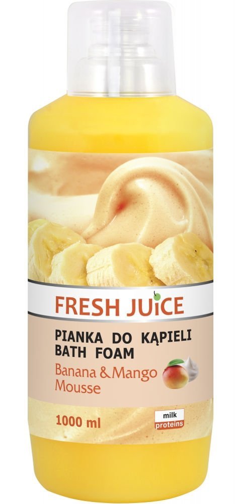 Пена для ванн Банан и Манго, Fresh Juice, 1000мл