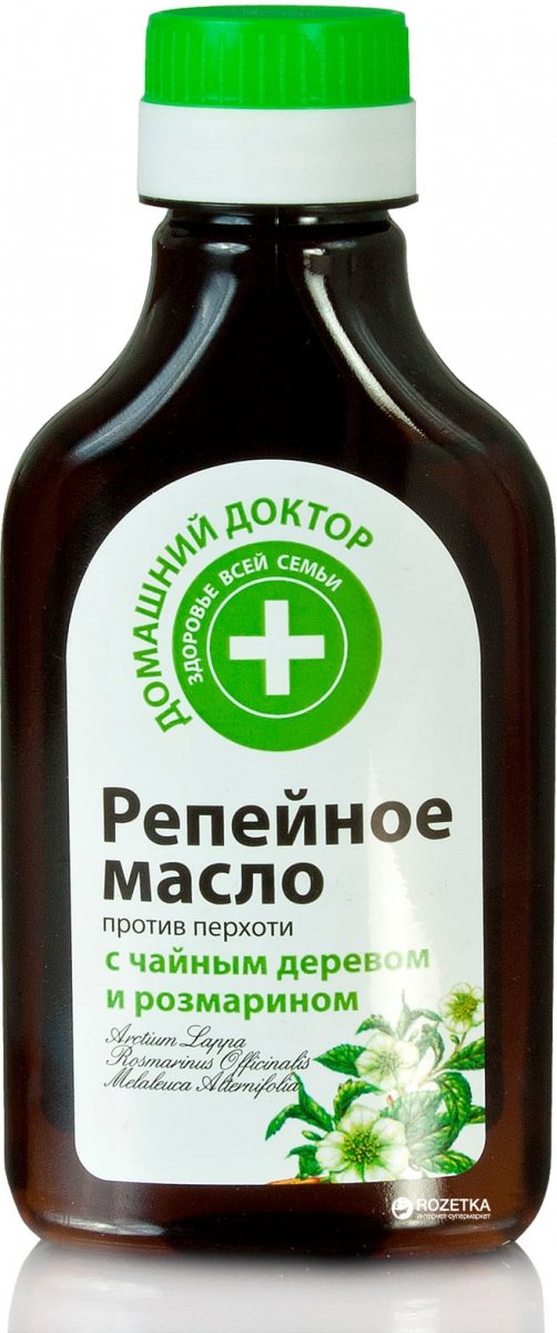 Olejek łopianowy przeciw łupieżu, Domowy Doktor, 100 ml