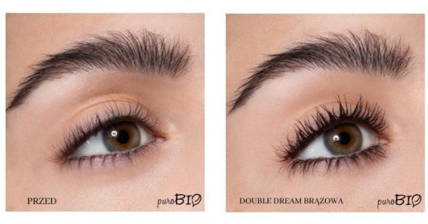 Тушь для ресниц коричневая, DOUBLE DREAM, PuroBIO