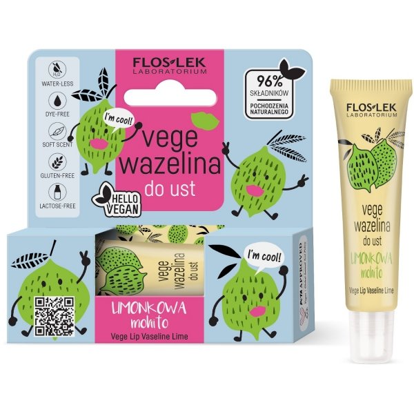 FLOSLEK vege lip care wazelina vege do ust MOHITO 10g