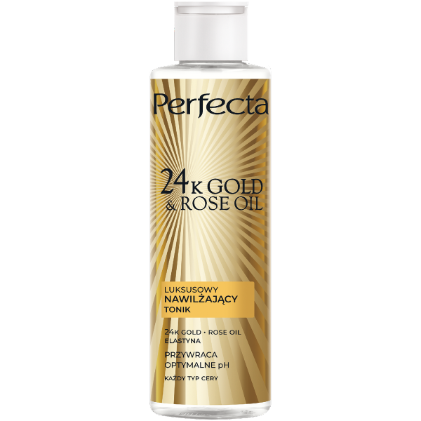 PERFECTA 24K Gold & Rose Oil Tonik do cery dojrzałej 200 ml