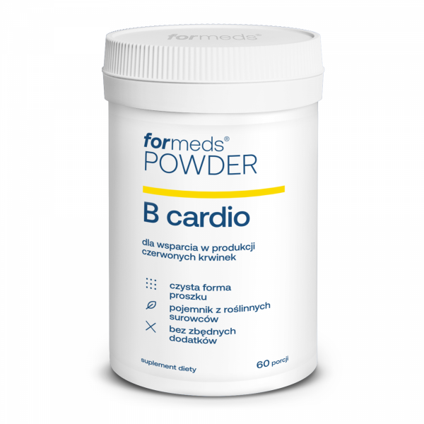 POWDER B cardio, Witaminy z Grupy B na Serce, Formeds