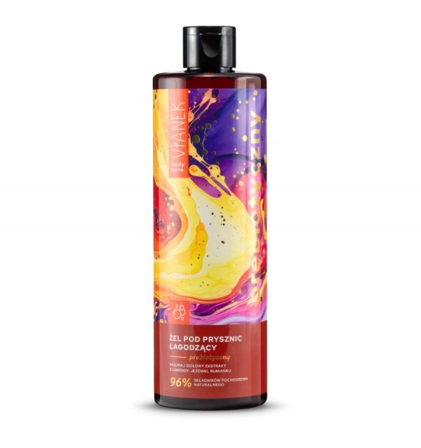 Prebiotyczny żel pod prysznic łagodzący VIANEK, 400ml