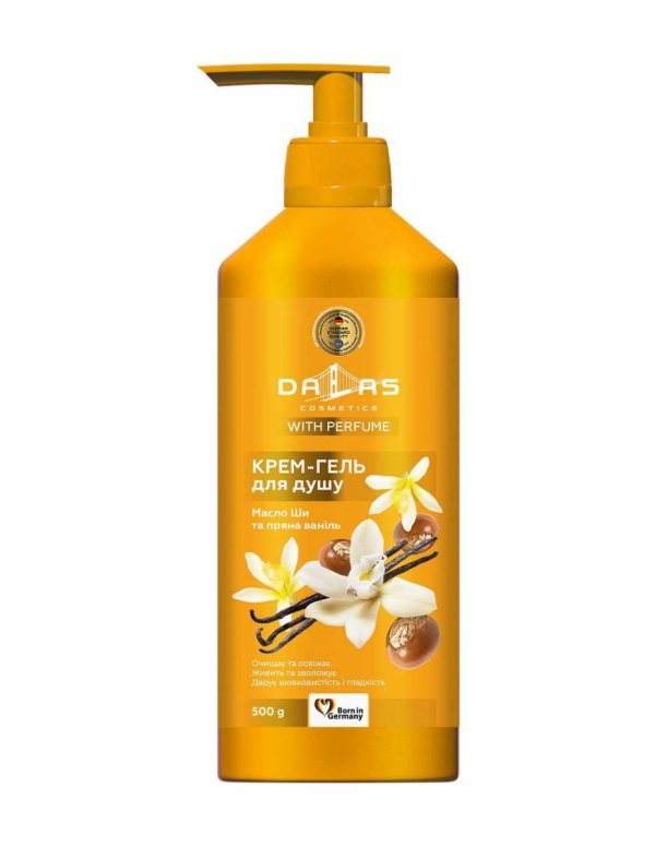 Żel pod prysznic Masło Shea i Wanilia Dalas, 500ml