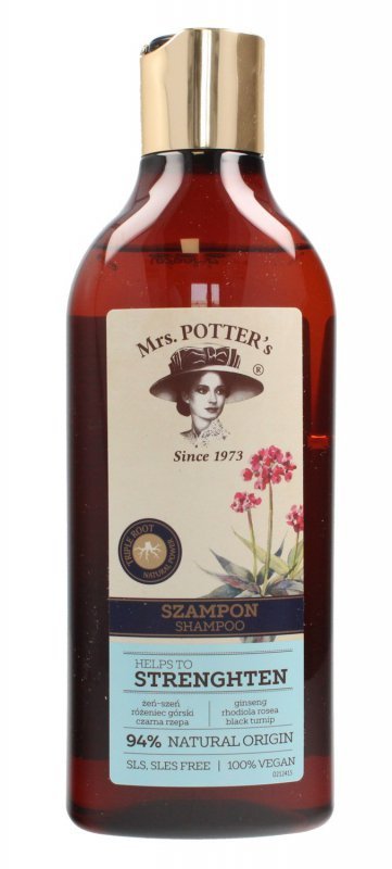 Mrs Potters Triple Root Szampon do włosów cienkich Strenghten  390ml
