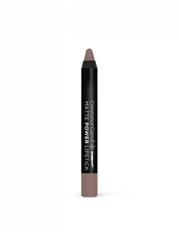 Constance Carroll Matte Power Lipstick Pomadka matowa w kredce nr 09 Brown Nude  1szt