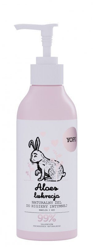 YOPE Naturalny Żel do higieny intymnej Aloes i Lukrecja 300ml