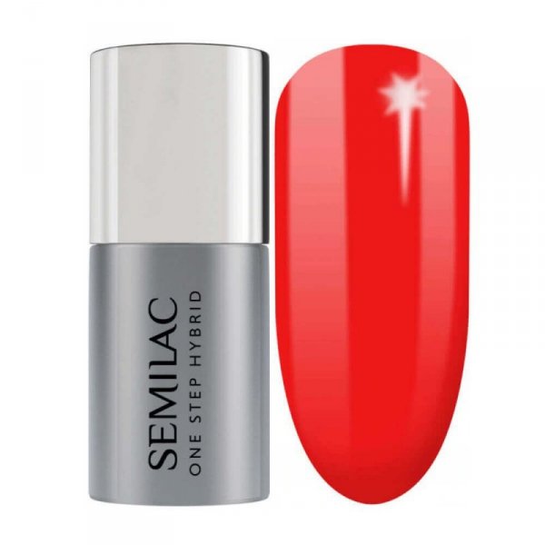 SEMILAC One Step Hybrid Lakier hybrydowy do paznokci S530 Scarlet 5 ml
